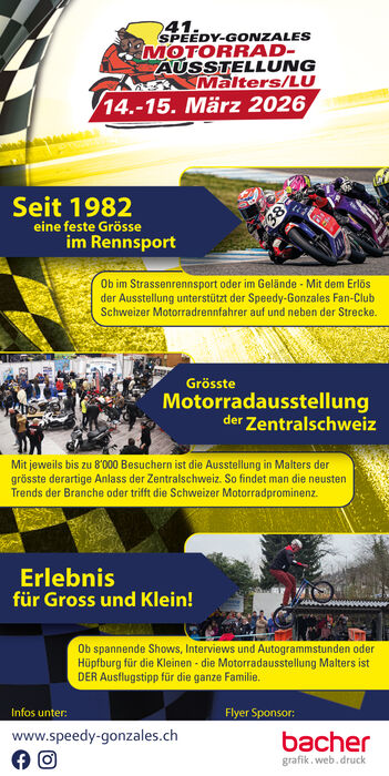 Speedy Flyer Rückseite