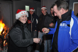 057 geburtstag und weihnachtsparty